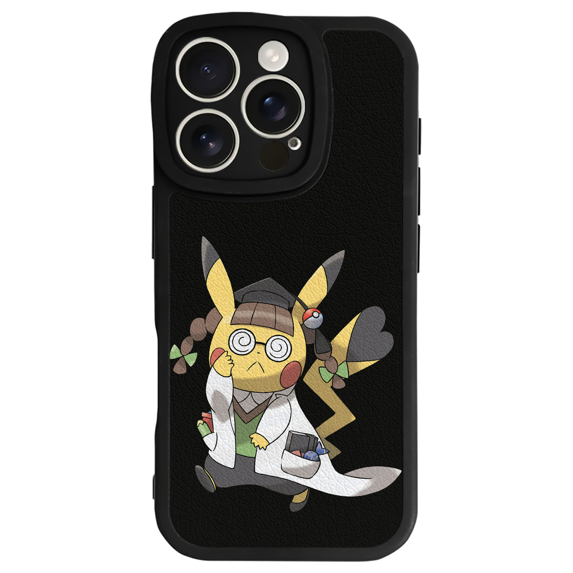 （画像用） ポケットモンスター Pokémon 【iPhone 16シリーズ対応】シリコンスマホケース（レザー調） 材質：シリコン